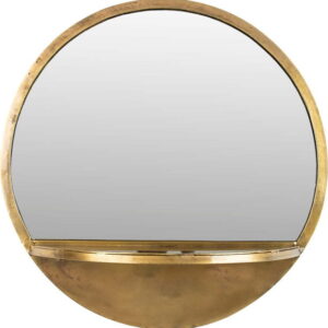 Nástěnné zrcadlo s poličkou ø 44 cm Feyza – White Label. Nejlepší citáty o lásce