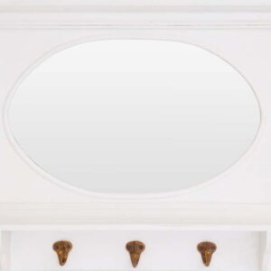 Nástěnné zrcadlo s poličkou a věšákem 53x43 cm Whitley – Premier Housewares. Nejlepší citáty o lásce