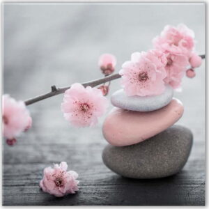 Obraz Styler Glasspik Spa & Zen Pink Stone