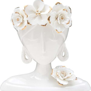 Bílá porcelánová váza Mauro Ferretti Young Woman. Nejlepší citáty o lásce