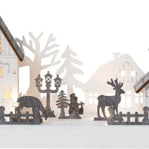 Bílá světelná dekorace s vánočním motivem Fauna – Star Trading. Nejlepší citáty o lásce