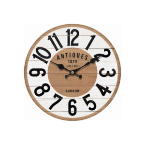 Dřevěné nástěnné hodiny Dakls Vintage