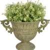 Kovová vysoká váza na květiny Esschert Design. Nejlepší citáty o lásce