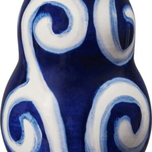 Modrá ručně malovaná váza z kameniny Tulle – Kähler Design. Nejlepší citáty o lásce