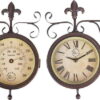 Venkovní nástěnné hodiny s teploměrem Esschert Design Rustic. Nejlepší citáty o lásce