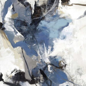 Obraz s ručně malovanými prvky 90x120 cm Blue Vibes – Malerifabrikken. Nejlepší citáty o lásce