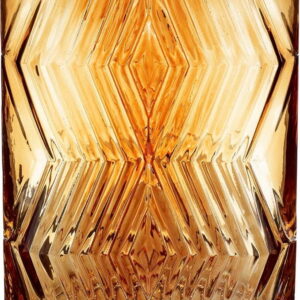 Oranžová skleněná váza Hübsch Deco