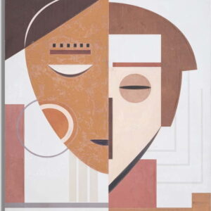 Ručně malovaný obraz 80x100 cm Ethnic Face - Mauro Ferretti. Nejlepší citáty o lásce