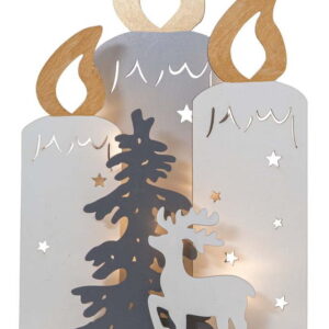 Bílá světelná dekorace s vánočním motivem Fauna – Star Trading. Nejlepší citáty o lásce
