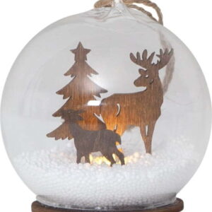 Světelná dekorace s vánočním motivem v přírodní barvě ø 8 cm Fauna – Star Trading. Nejlepší citáty o lásce